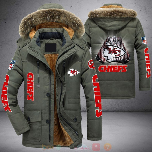 Kansas City Chiefs Winter Parka Jacket HT12