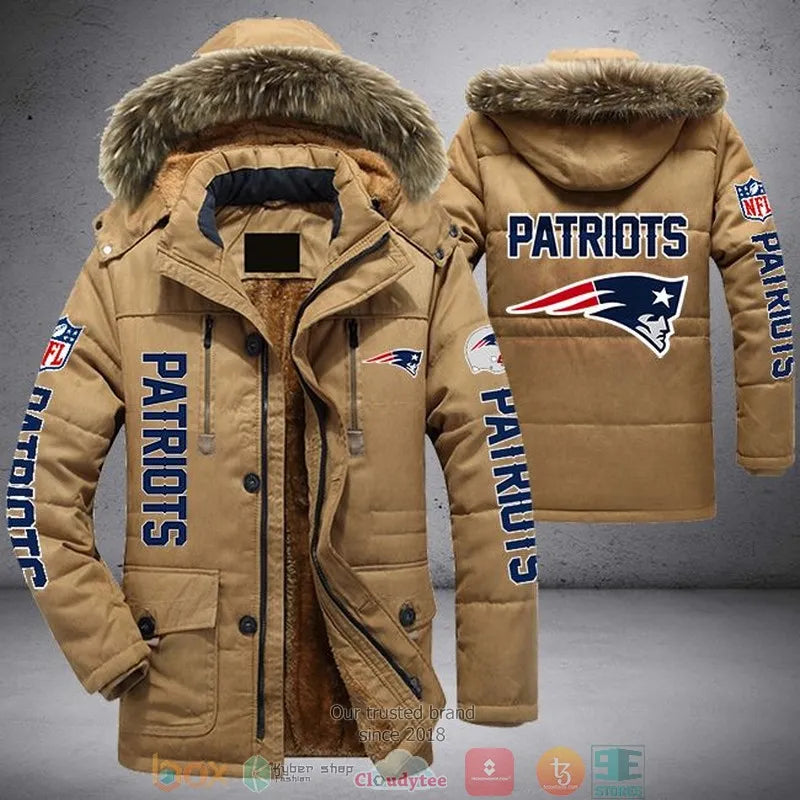 New England Patriots Winter Parka Jacket HT16
