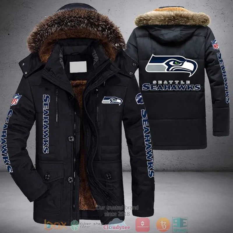 Seattle Seahawks Winter Parka Jacket HT22