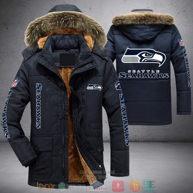 Seattle Seahawks Winter Parka Jacket HT22
