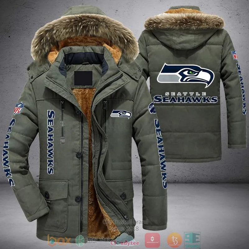 Seattle Seahawks Winter Parka Jacket HT22