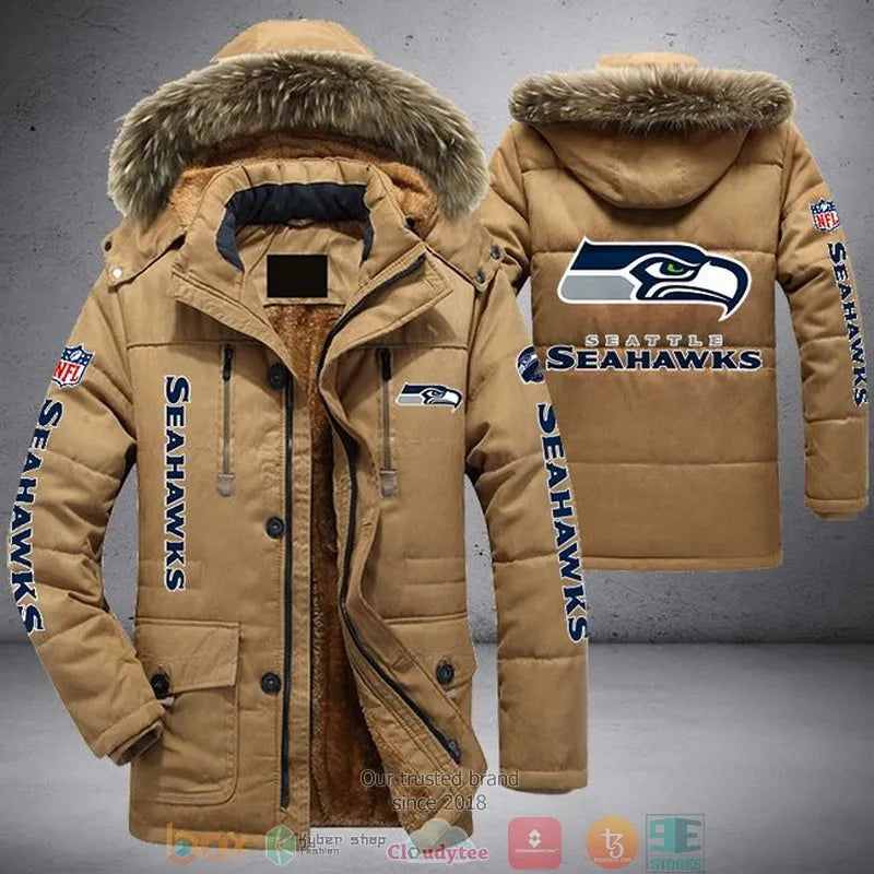 Seattle Seahawks Winter Parka Jacket HT22