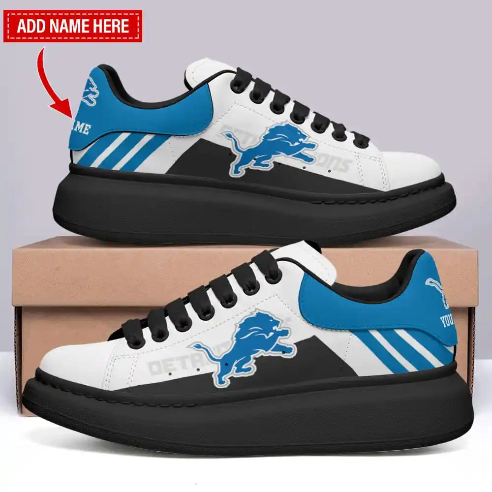 Detroit Lions Personalized MQ Sneakers BG54