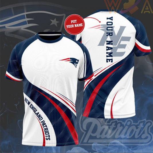 New England Patriots Personalized 3D T-shirt BG391