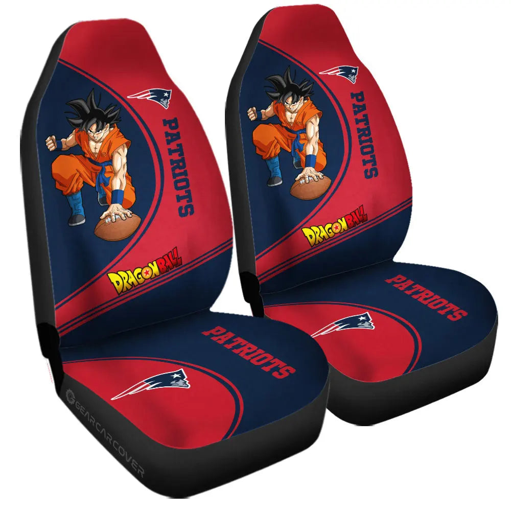 New England Patriots Car Seat Covers Goku AZBTCSC000034