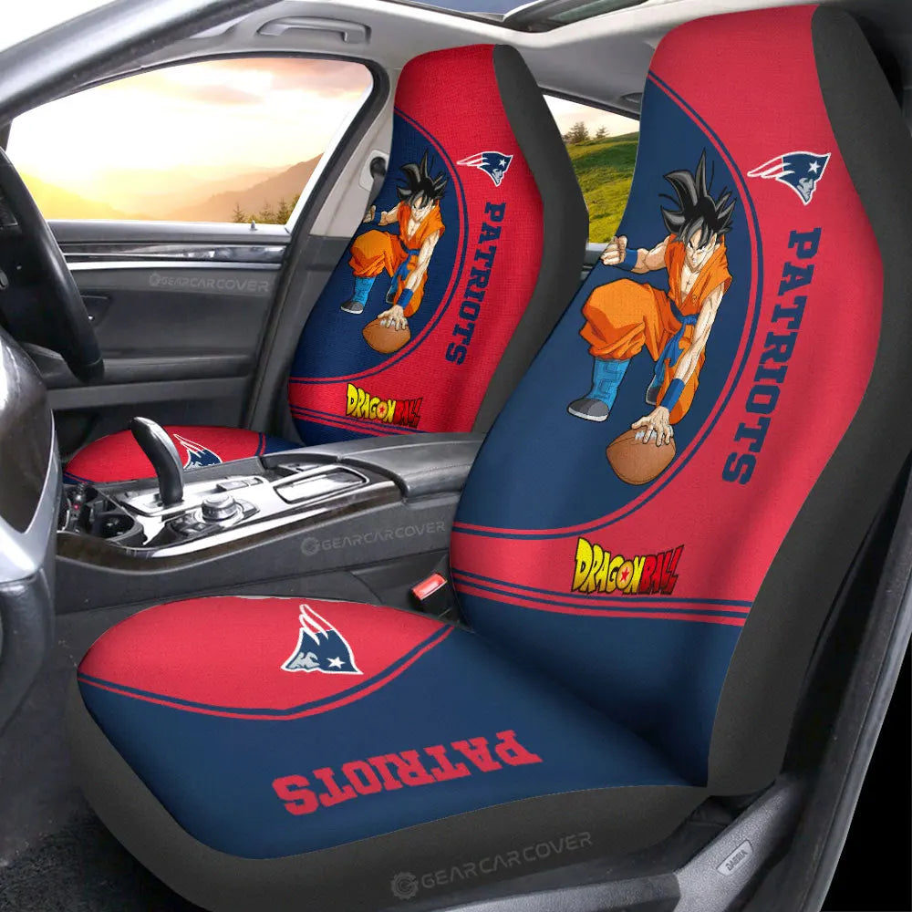 New England Patriots Car Seat Covers Goku AZBTCSC000034