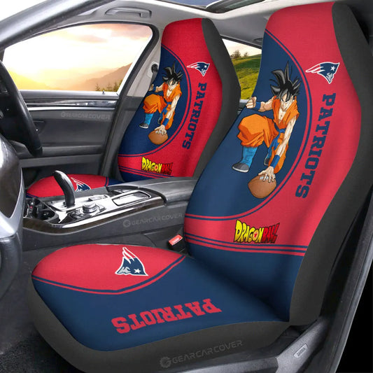 New England Patriots Car Seat Covers Goku AZBTCSC000034