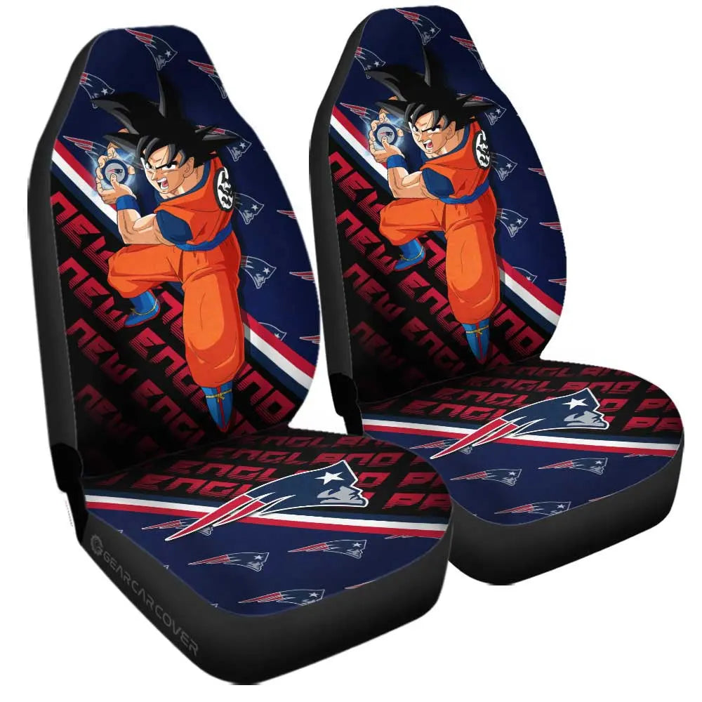 New England Patriots Car Seat Covers Goku AZBTCSC000035