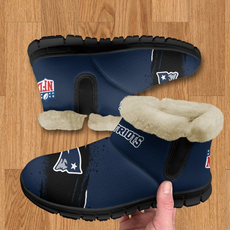 New England Patriots Comfy Winter Snow Boots AZDDWSB000095