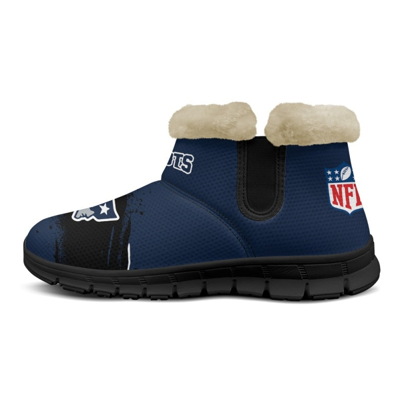 New England Patriots Comfy Winter Snow Boots AZDDWSB000095
