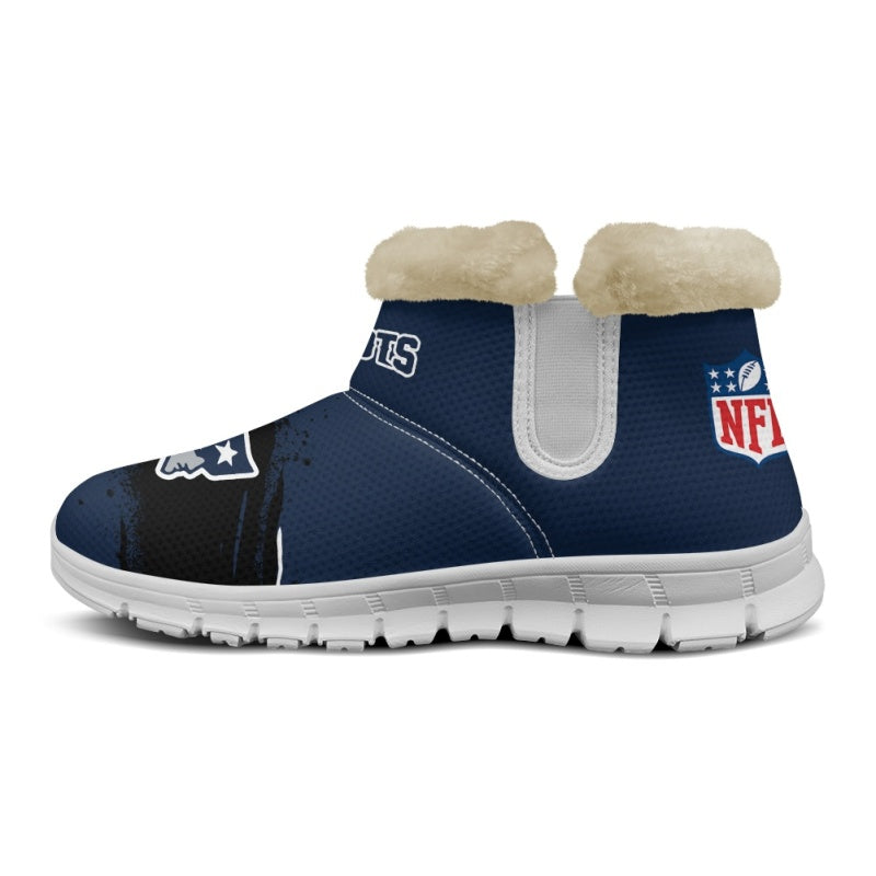 New England Patriots Comfy Winter Snow Boots AZDDWSB000095