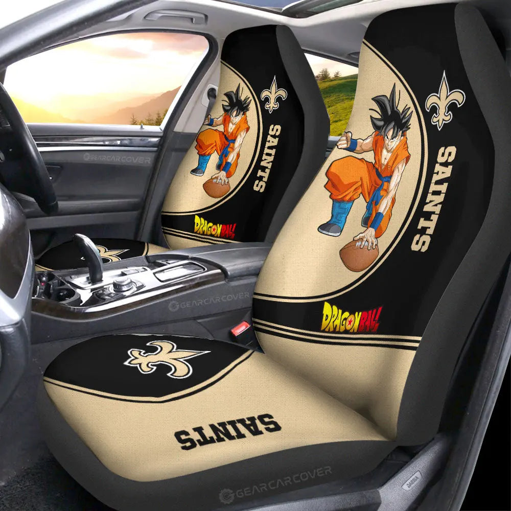 New Orleans Saints Car Seat Covers Goku AZBTCSC000036