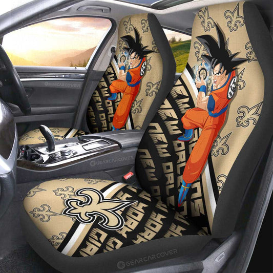 New Orleans Saints Car Seat Covers Goku AZBTCSC000037