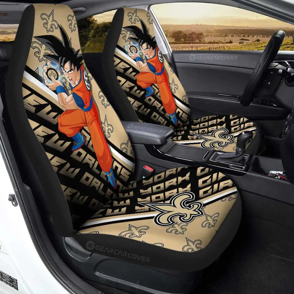 New Orleans Saints Car Seat Covers Goku AZBTCSC000037