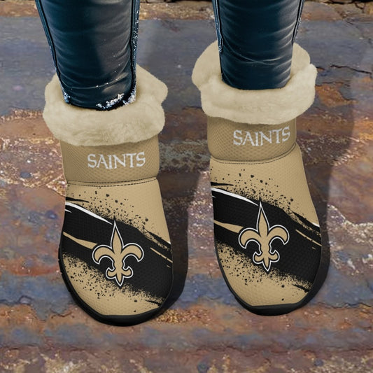 New Orleans Saints Comfy Winter Snow Boots AZDDWSB000076