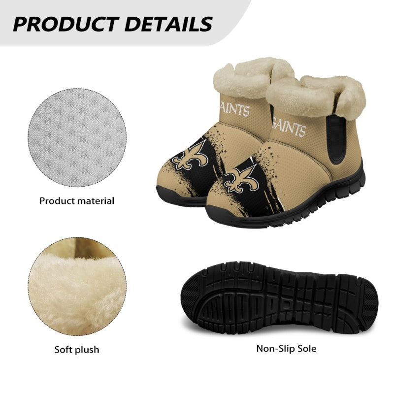 New Orleans Saints Comfy Winter Snow Boots AZDDWSB000076