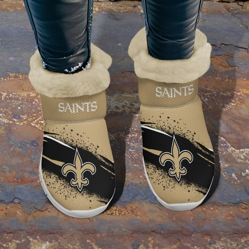 New Orleans Saints Comfy Winter Snow Boots AZDDWSB000076