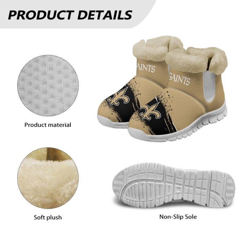 New Orleans Saints Comfy Winter Snow Boots AZDDWSB000076
