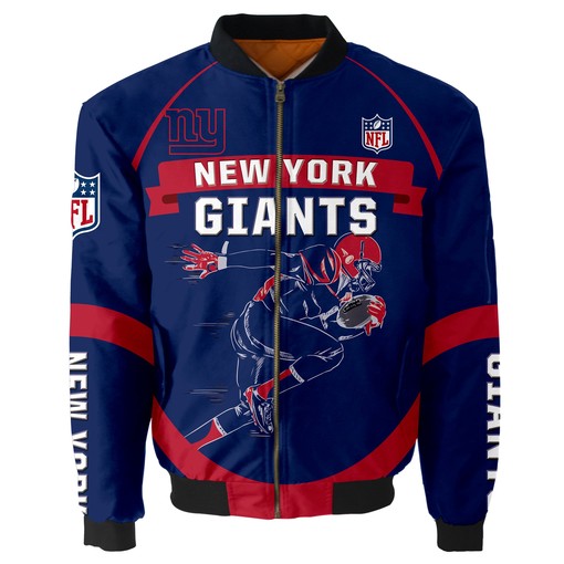 New York Giants Thick Bomber Jacket CSBBT196