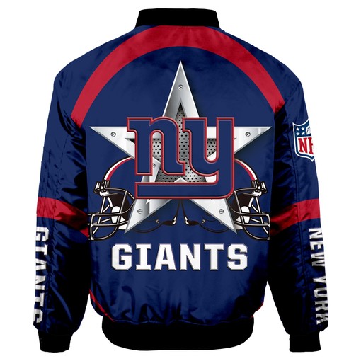 New York Giants Thick Bomber Jacket CSBBT196