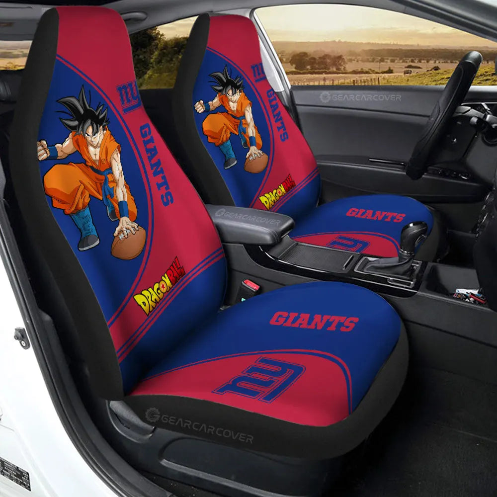 New York Giants Car Seat Covers Goku AZBTCSC000038