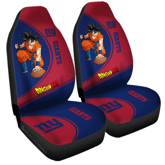 New York Giants Car Seat Covers Goku AZBTCSC000038