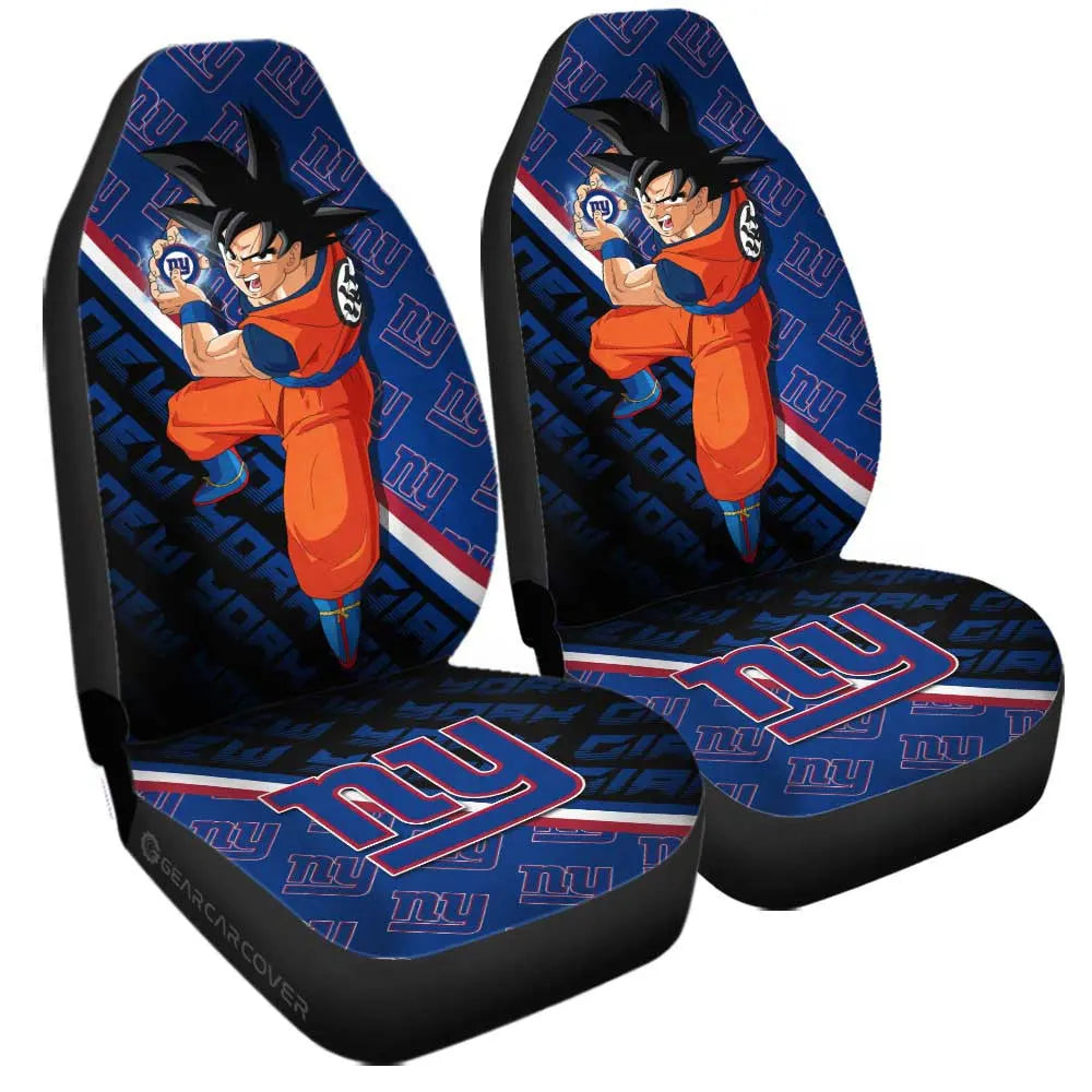 New York Giants Car Seat Covers Goku AZBTCSC000039