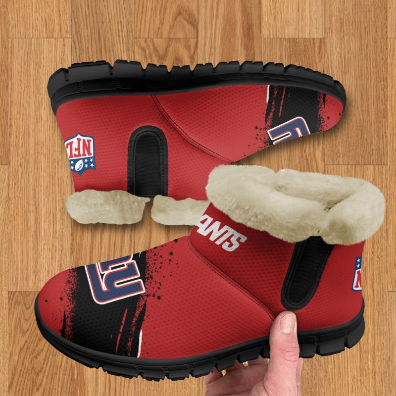 New York Giants Comfy Winter Snow Boots AZDDWSB000077