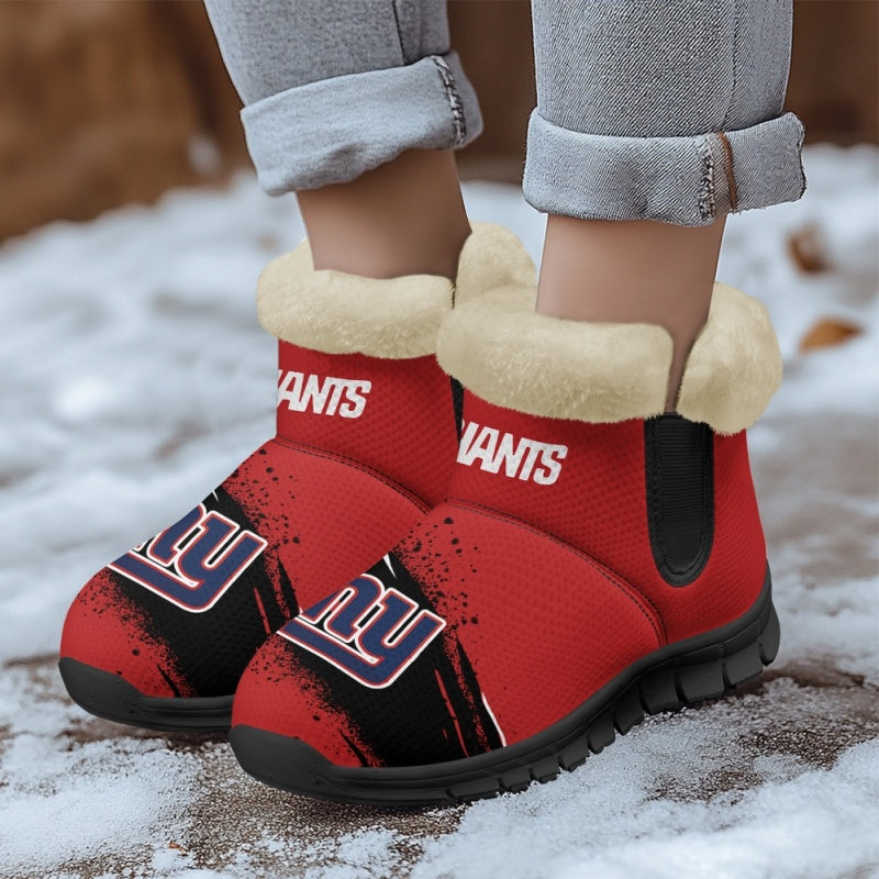 New York Giants Comfy Winter Snow Boots AZDDWSB000077