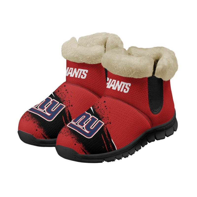 New York Giants Comfy Winter Snow Boots AZDDWSB000077