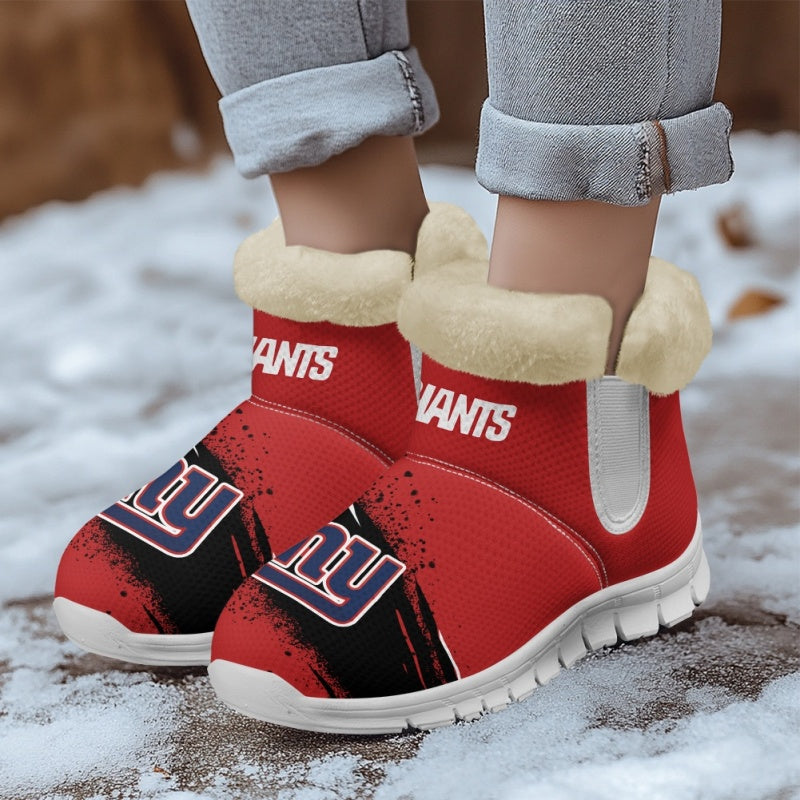 New York Giants Comfy Winter Snow Boots AZDDWSB000077