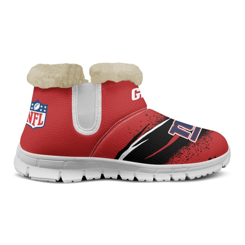 New York Giants Comfy Winter Snow Boots AZDDWSB000077