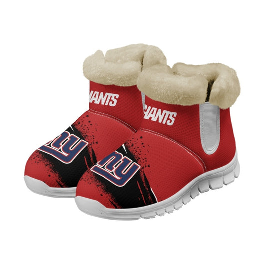 New York Giants Comfy Winter Snow Boots AZDDWSB000077