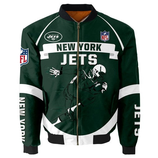 New York Jets Thick Bomber Jacket CSBBT197