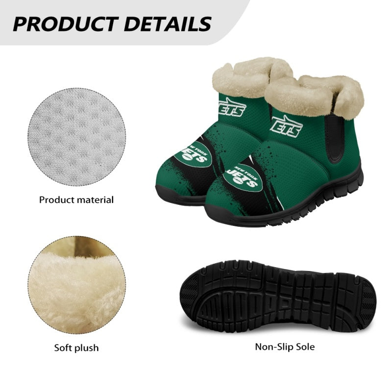 New York Jets Comfy Winter Snow Boots AZDDWSB000096