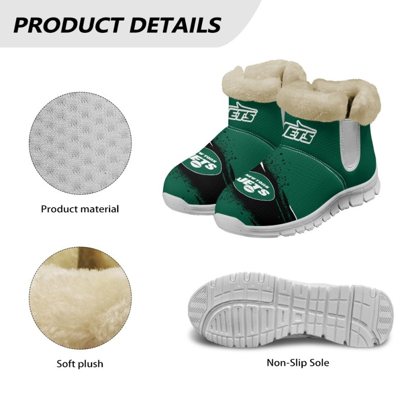 New York Jets Comfy Winter Snow Boots AZDDWSB000096