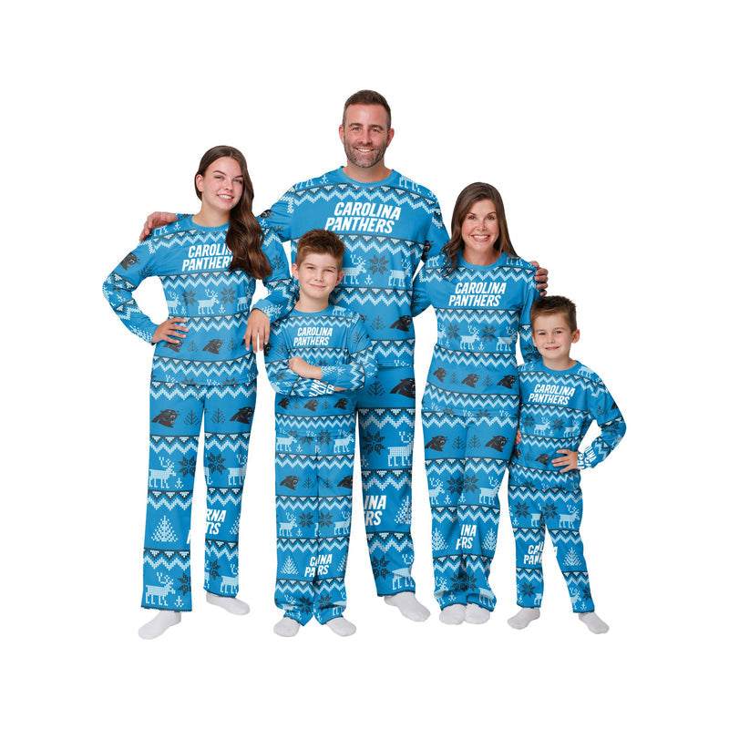 Carolina Panthers Family Holiday Pajamas AZCPYZAM069