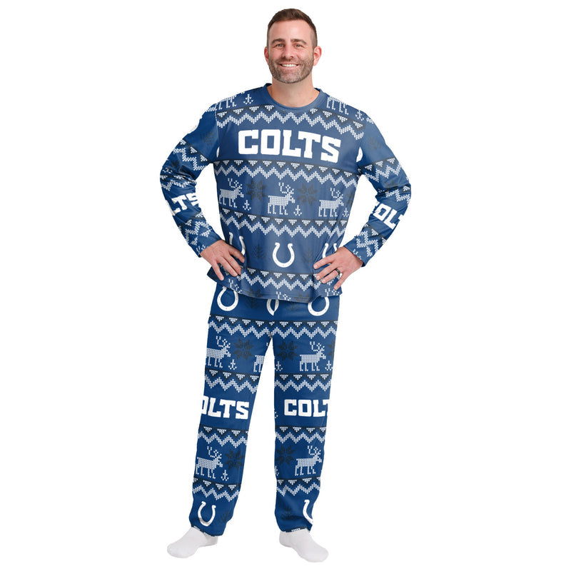 Indianapolis Colts Family Holiday Pajamas AZCPYZAM078