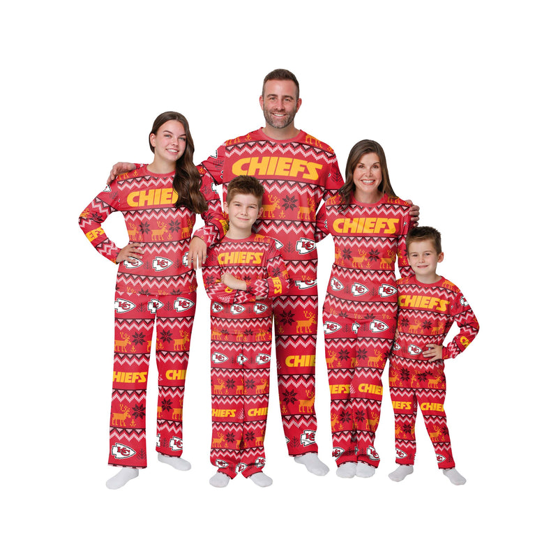 Kansas City Chiefs Family Holiday Pajamas AZCPYZAM080