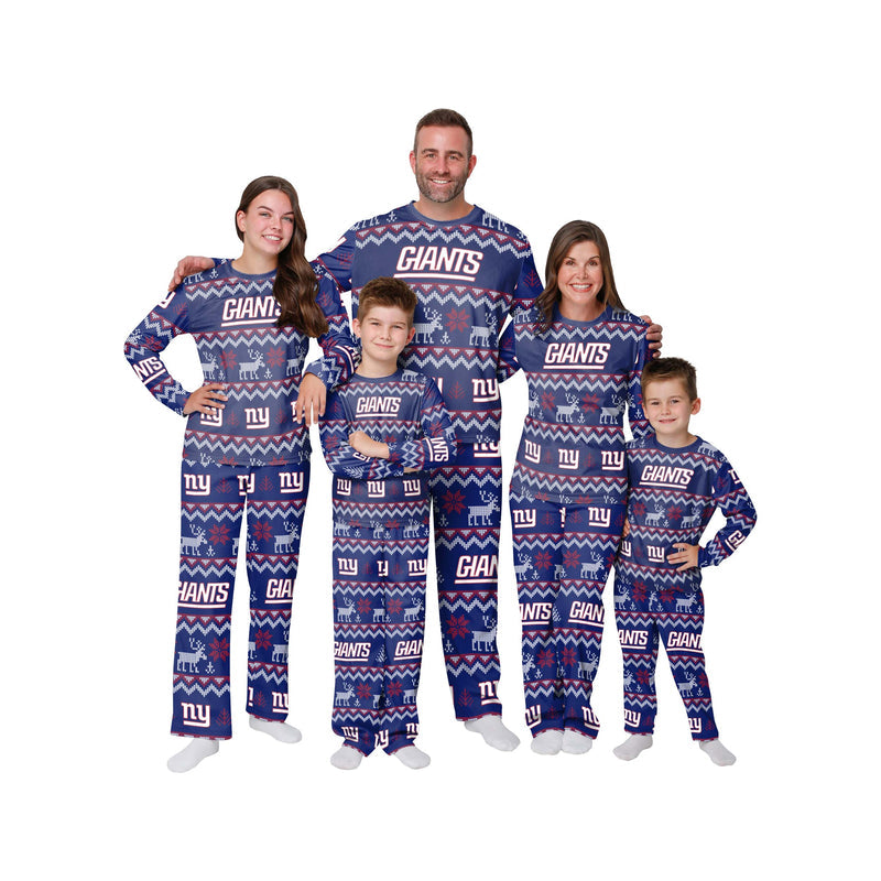 New York Giants Family Holiday Pajamas AZCPYZAM088