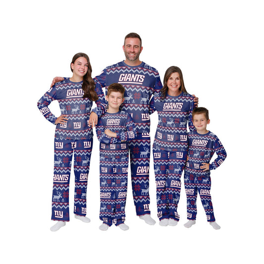 New York Giants Family Holiday Pajamas AZCPYZAM088