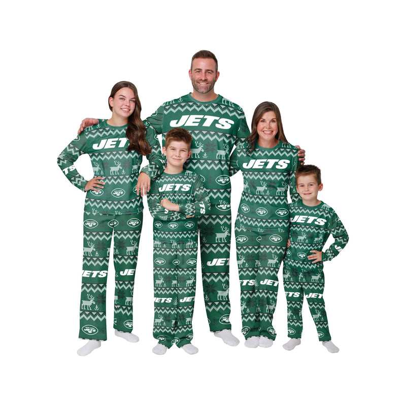 New York Jets Family Holiday Pajamas AZCPYZAM089