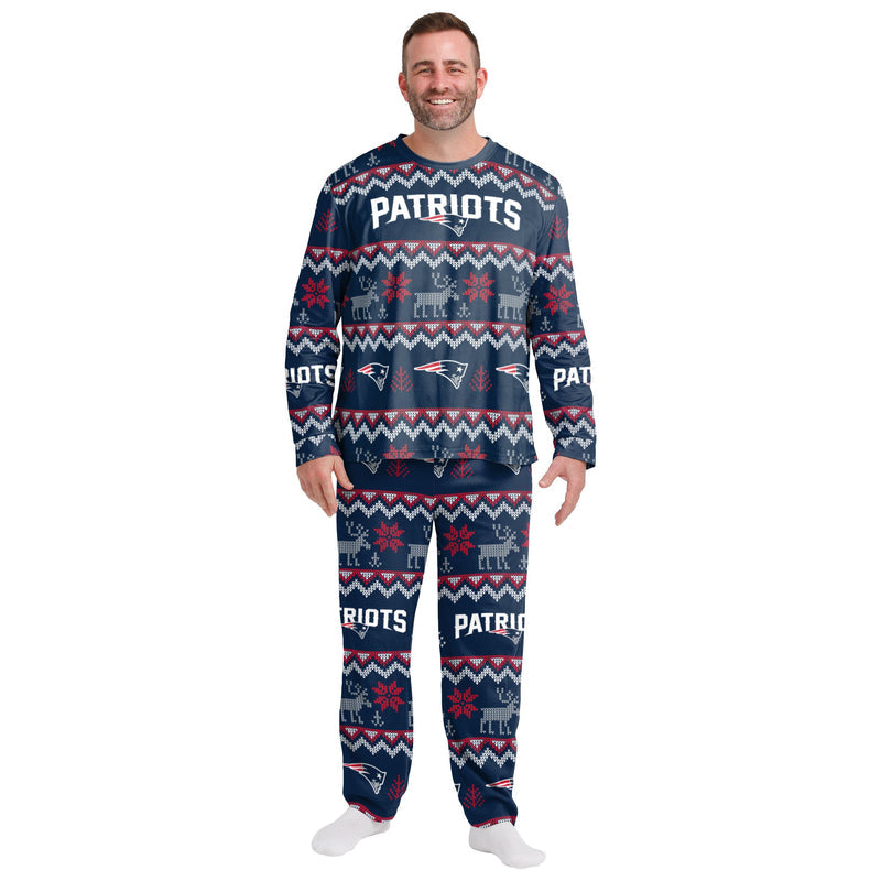 New England Patriots Family Holiday Pajamas AZCPYZAM086