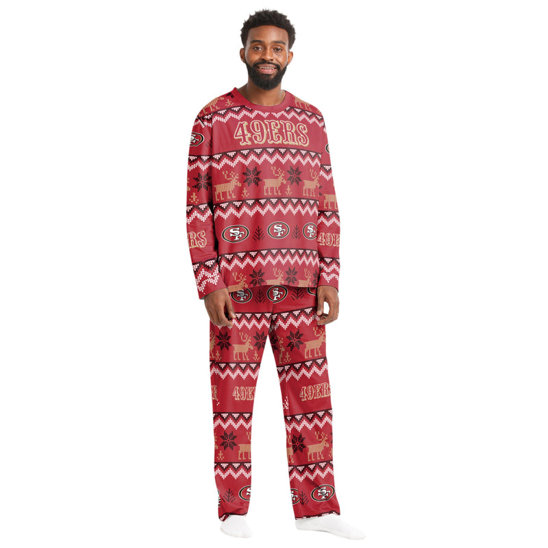 San Francisco 49ers Family Holiday Pajamas AZCPYZAM092