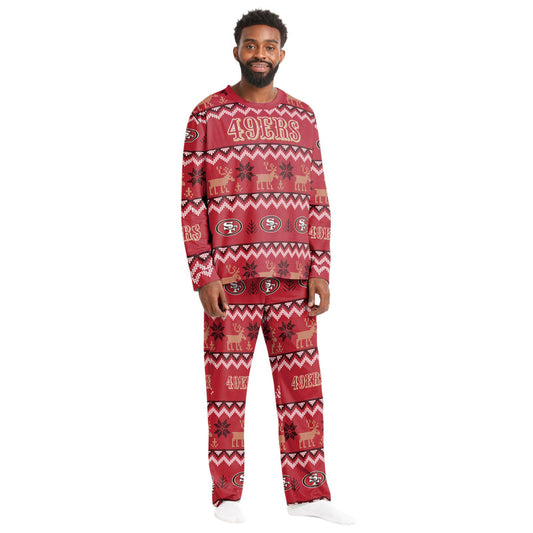 San Francisco 49ers Family Holiday Pajamas AZCPYZAM092