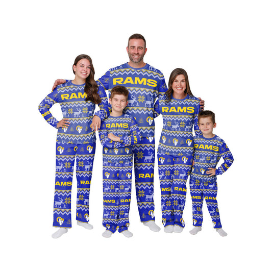 Los Angeles Rams Family Holiday Pajamas AZCPYZAM083