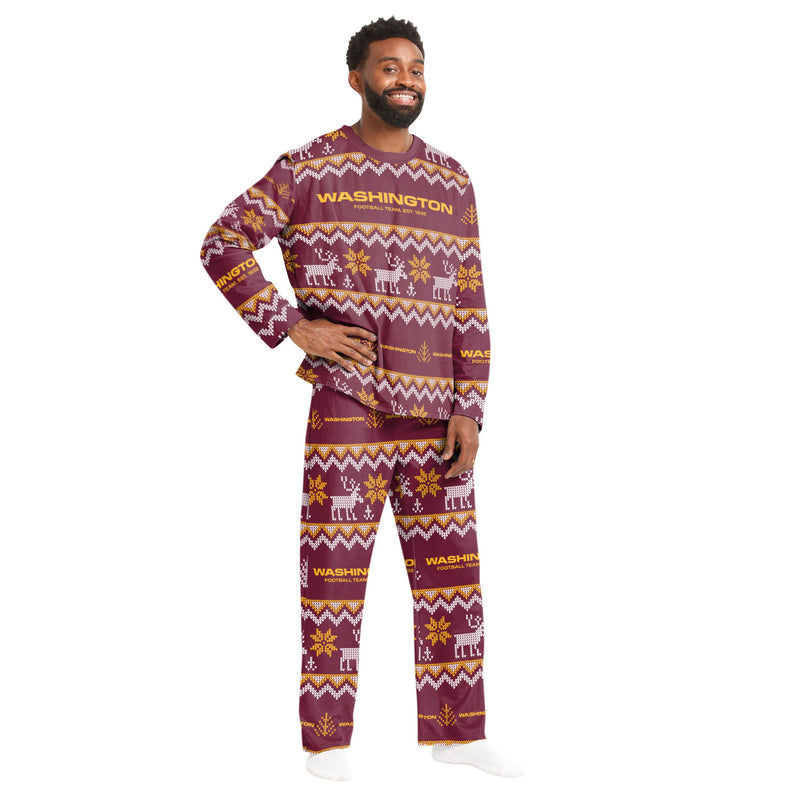 Washington Commanders Family Holiday Pajamas AZCPYZAM096