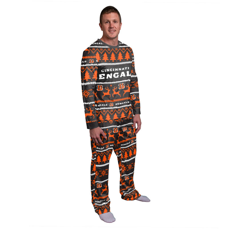 Cincinnati Bengals Family Holiday Pajamas AZCPYZAM039