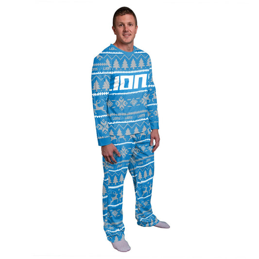 Detroit Lions Family Holiday Pajamas AZCPYZAM043