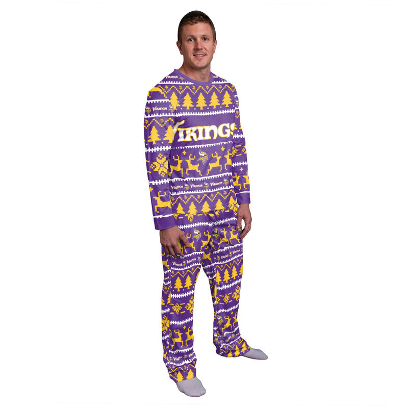 Minnesota Vikings Family Holiday Pajamas AZCPYZAM053